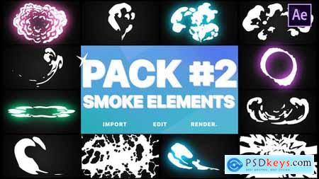 Videohive Smoke Elements Pack 02 After Effects 24495541