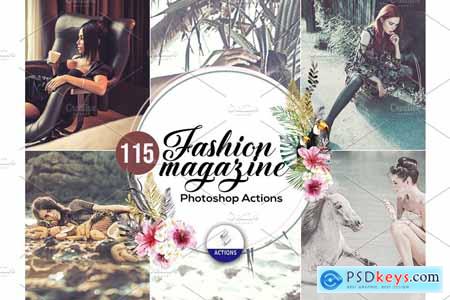 115 Fashion Magazine Photoshop Actions 3937428