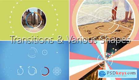 Videohive Transitions & Various Shapes 14883752