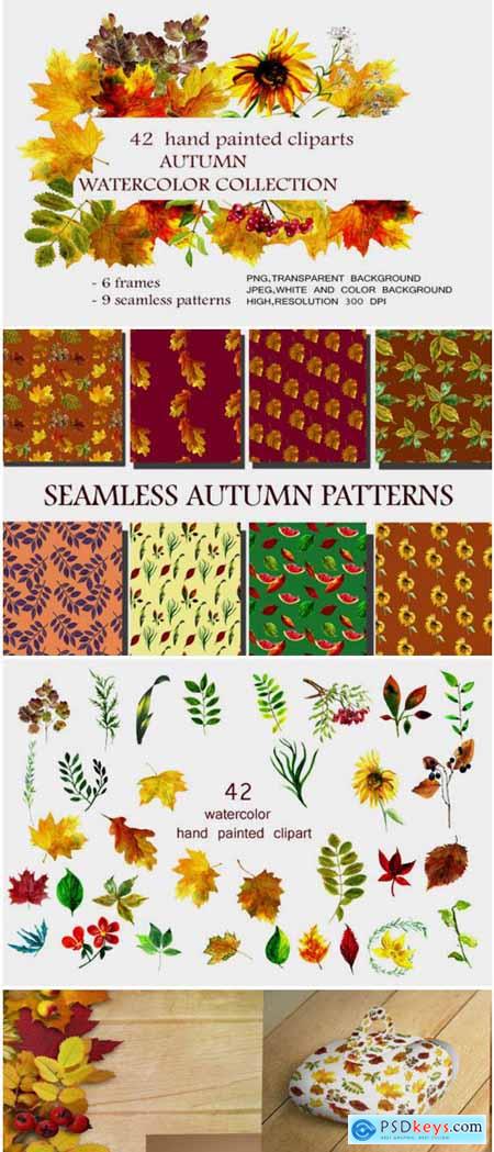 Autumn Watercolor Collection 1743371