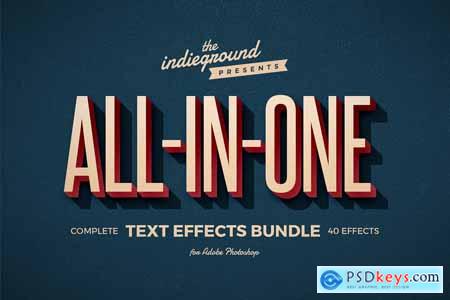 Retro Text Effects Complete Bundle 3956949