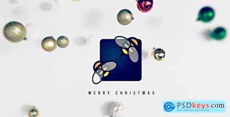 Videohive Falling Christmas Logo 13695843