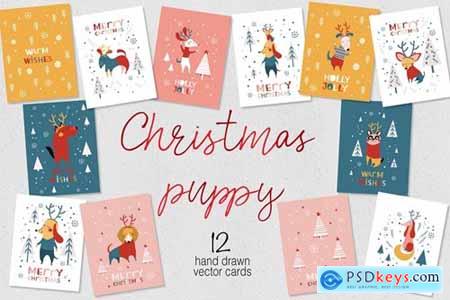 Christmas Puppy Cards
