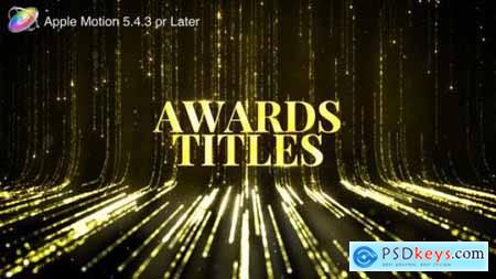 Videohive Awards Titles Apple Motion 24535693