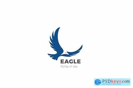 Eagle Bird Flying Logo abstract