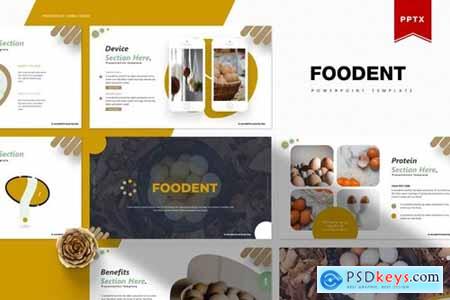 Foodent Powerpoint, Keynote and Google Slides Templates