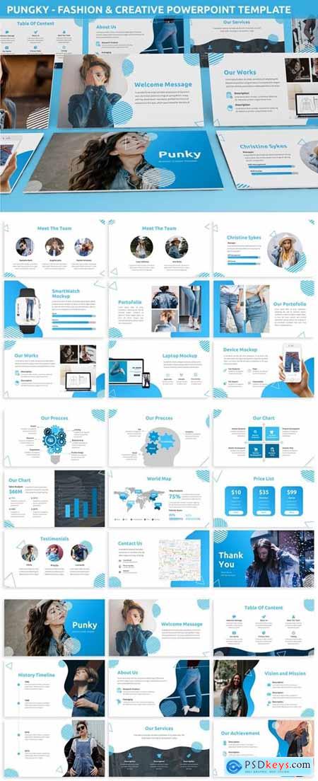Pungky - Fashion & Creative Powerpoint Template
