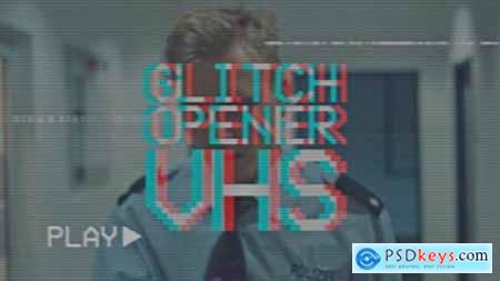 Videohive Glitch Opener VHS 22855585