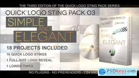 Videohive Quick Logo Sting Pack 03 Simple & Elegant 5874067