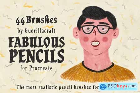 Creativemarket Fabulous Pencils for Procreate 3464978