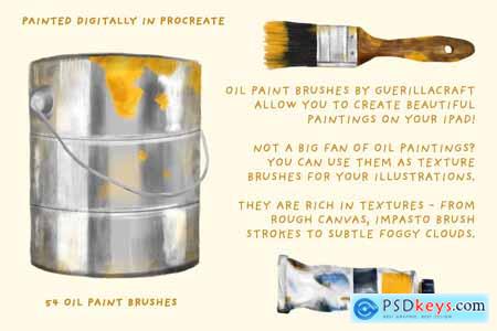 Oil Paint Brushes for Procreate 3514016