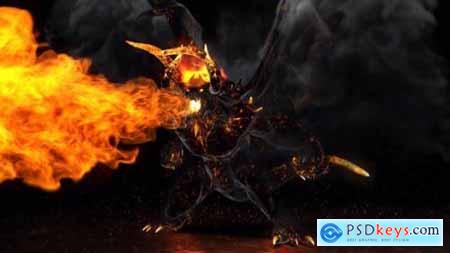 Videohive Flame Demon Fire Logo 24566105