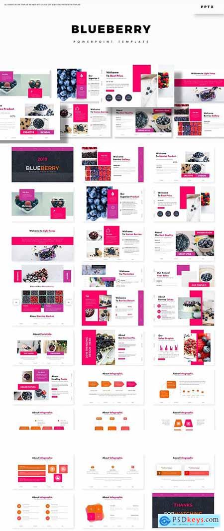 Blueberry - Powerpoint, Keynote and Google Slides Templates