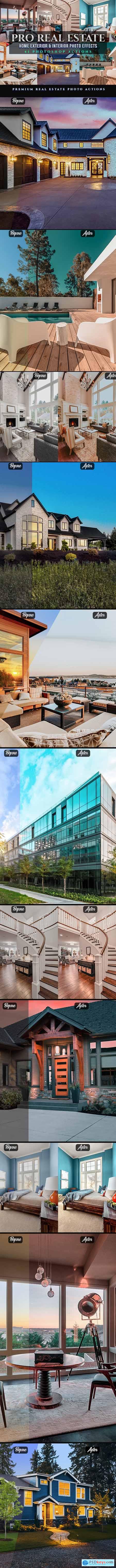 42 PRO Real Estate Photoshop Actions 24494944