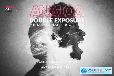 Analog Double Exposure Action 4075877