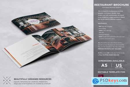 Restaurant Brochure Template 4096897