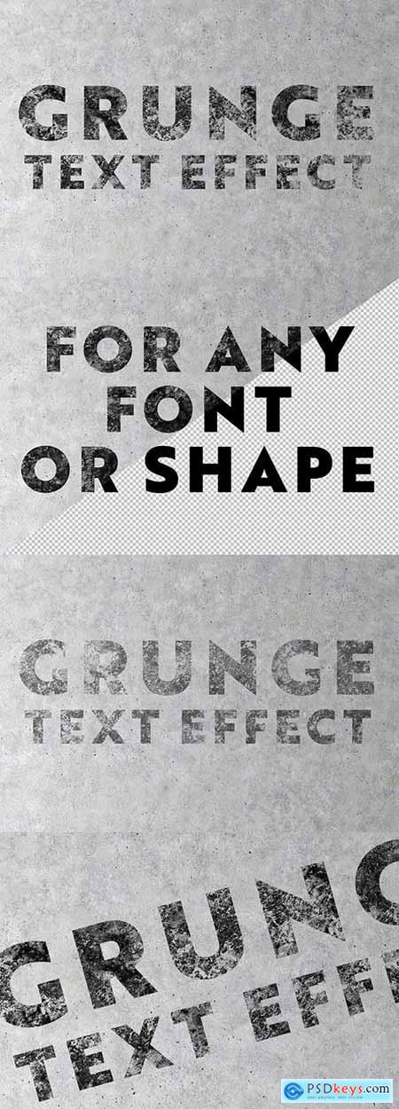 Concrete Grunge Text Effect Mockup 288921343