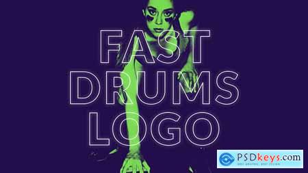 VideoHive Fast Drums Logo Opener 19671278