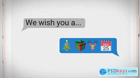 VideoHive Text Messaging Holiday Greeting 21105491