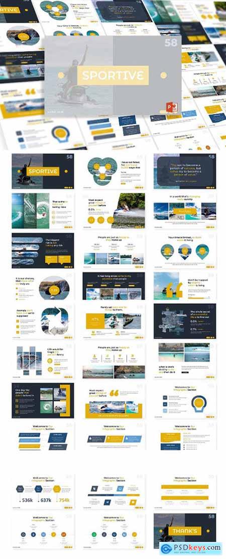 Sportive - Powerpoint, Keynote and Google Slides Templates