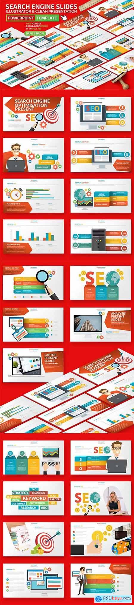Search Engine Powerpoint Presentation Template