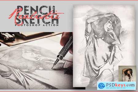 Realistic Pencil Sketch CS3+ 4065726