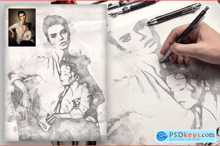 Realistic Pencil Sketch CS3+ 4065726