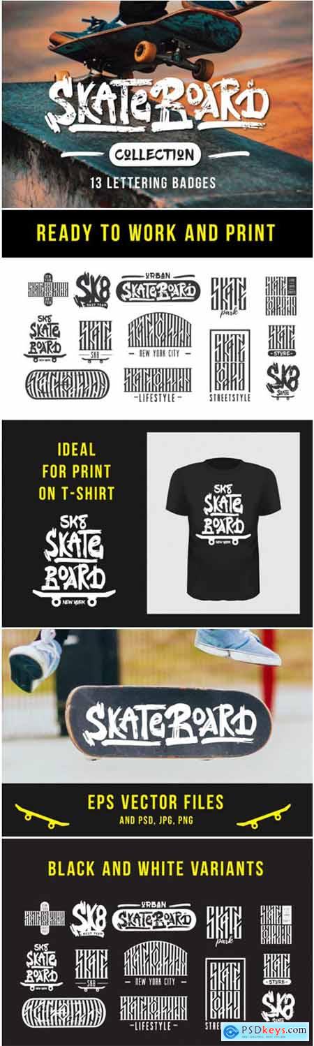 Skateboarding T-shirt Design