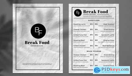 Break Food Menu