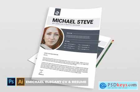 Emichael Elegant CV & Resume