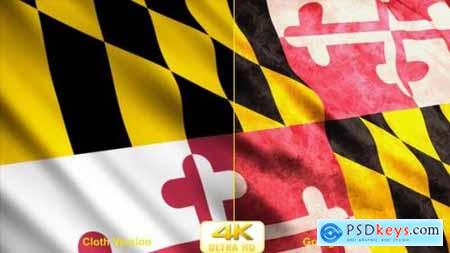 Videohive Maryland State Flags 24624605