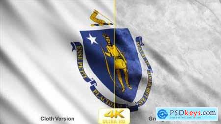 Videohive Massachusetts State Flags 24624655