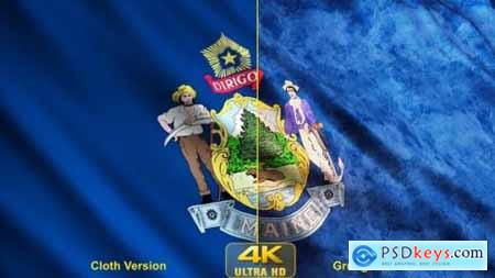 Videohive Maine State Flags 24624592