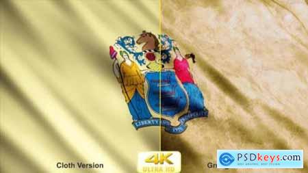 Videohive New Jersey State Flags 24625156