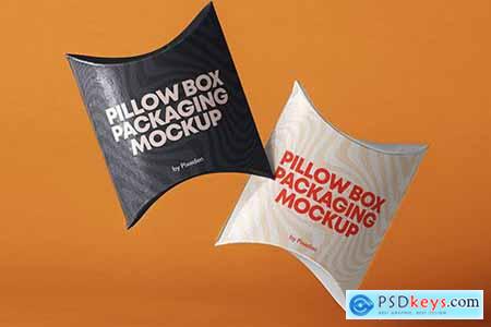 Pillow Box Packaging Mockup 2