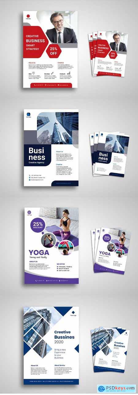 Yoga and Business Flyers
