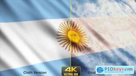 Videohive Argentina Flags 24630497