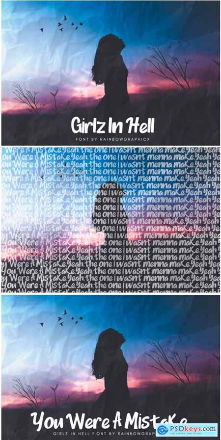 Girlz in Hell Font