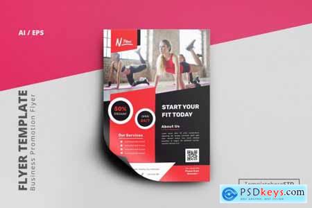 Fitness Business Flyer Template