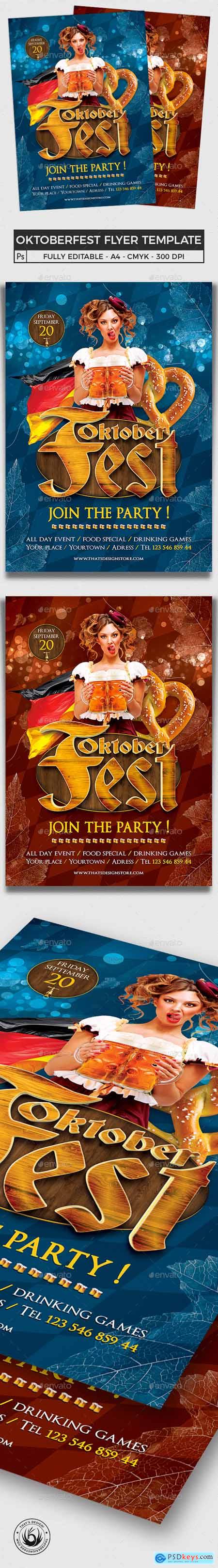 Oktoberfest Flyer Template V5 12612595