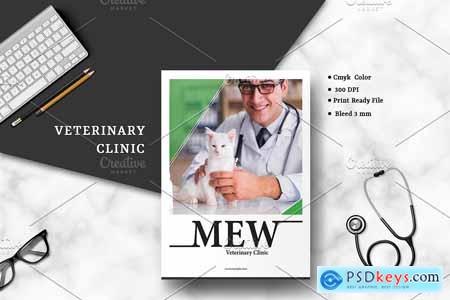 Veterinary Clinic Brochure V01 4062768 Free Download Photoshop Vector