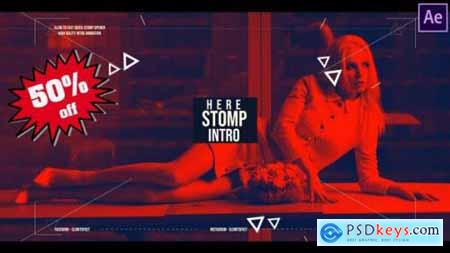 Videohive Actionable colorful stomp intro 24645329