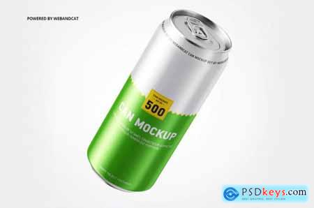 500ml Can Mock-up