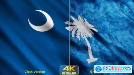 Videohive South Carolina State Flags 24628196