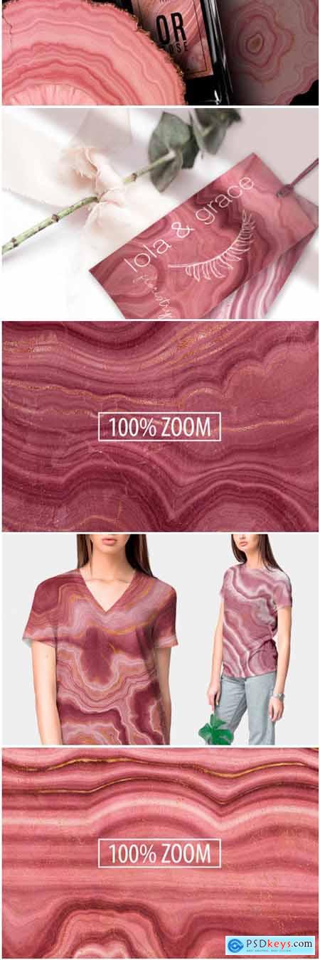 Pink Agate Illustrations & Textures 1777419