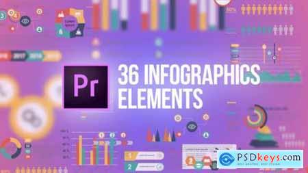 Videohive Infographics 36 Elements (MOGRT) 24004315