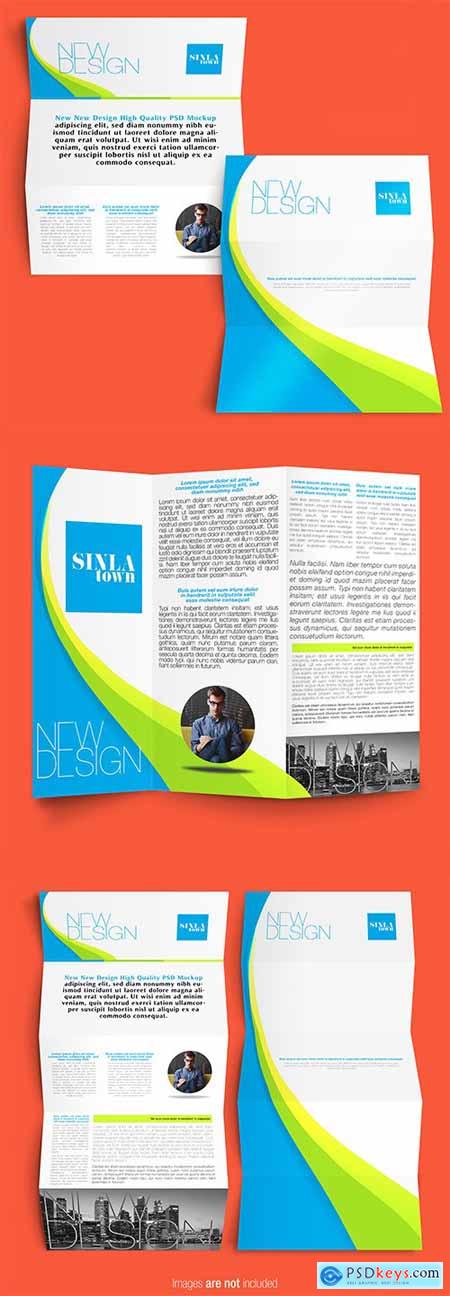Multicolor Business Brochure Template Set