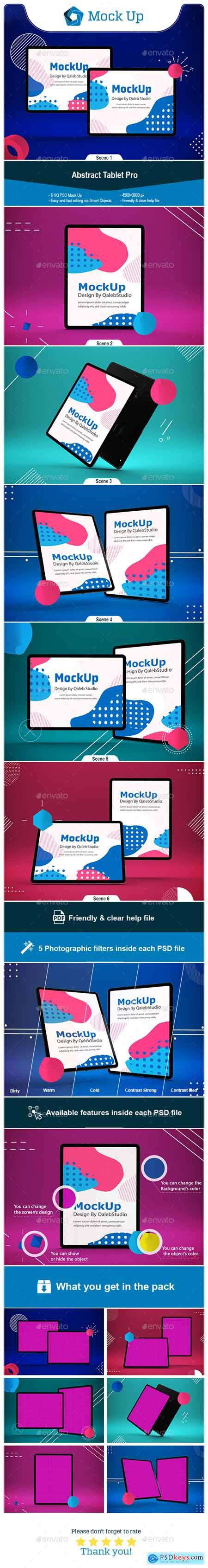 Abstract Tablet Pro Mockup 24281863