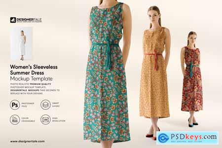 Women's Sleeveless Summer Dress Mock 4109437