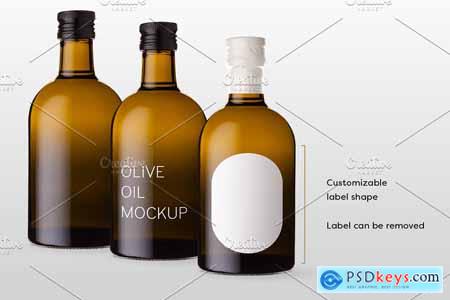Olive Oil Bottle Mockup 3 3538786